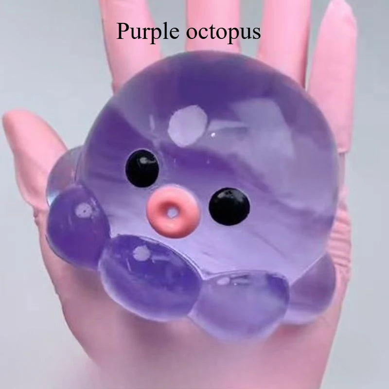 HUGSUR Bubble Pop Squish — Sensory Bubble Ball & Octopus Fidget Toy