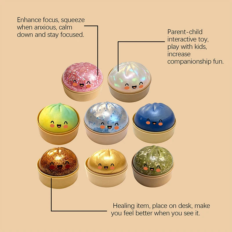 HUGSUR Mochi Squish Ball — Sensory Stress Relief Toy